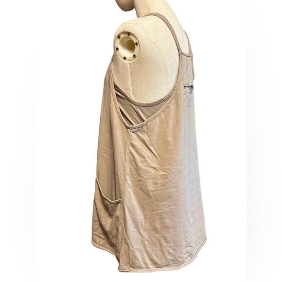 Free People Movement Hot Shot Romper Mini Dress in Mocha Latte Sz Small - Picture 7 of 14